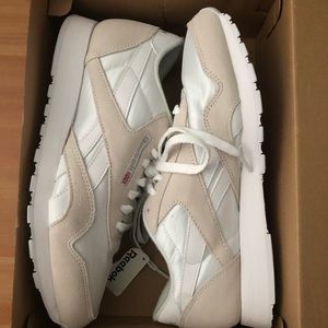 Cream Reebok Sneakers